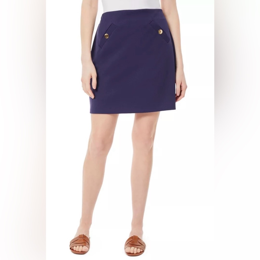 Navy Blue Women's Skort